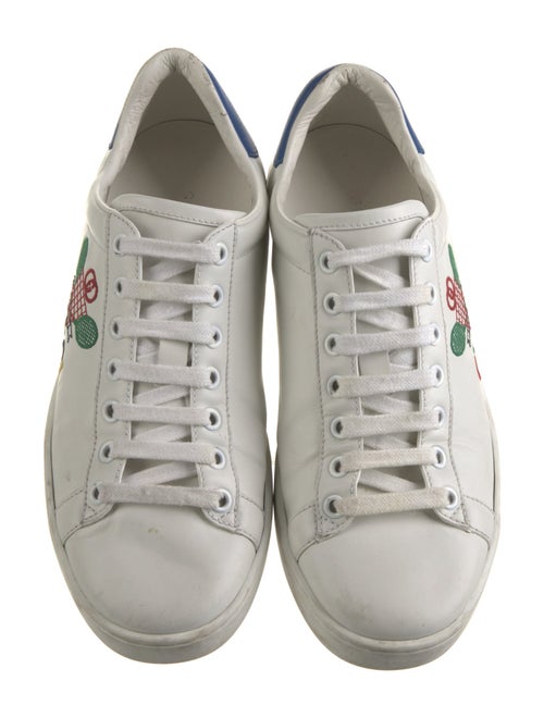 Gucci Interlocking G Logo Leather Sneakers