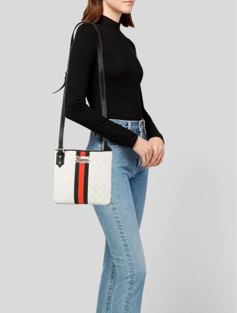 Gucci GG Supreme Logo Drawstring