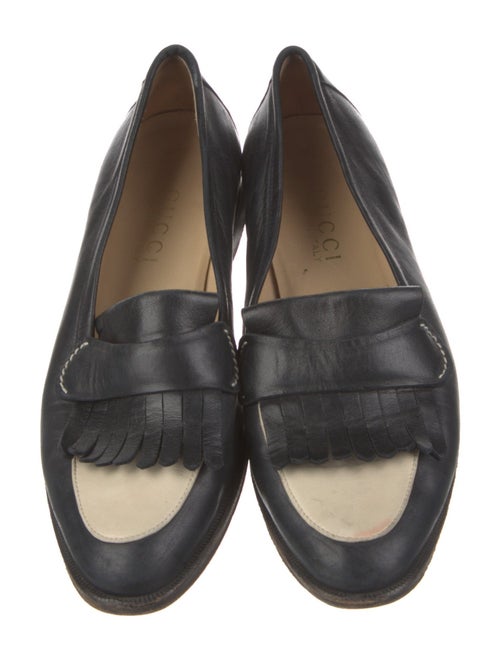 Gucci Horsebit Accent Leather Loafers