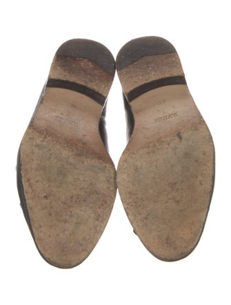 Gucci Horsebit Accent Leather Loafers