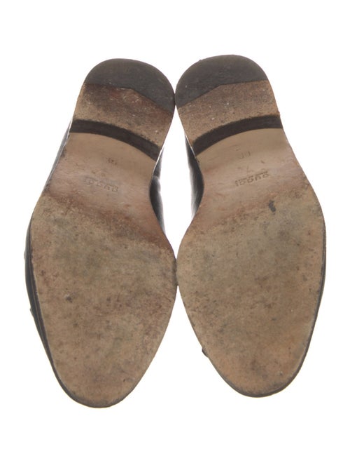 Gucci Horsebit Accent Leather Loafers