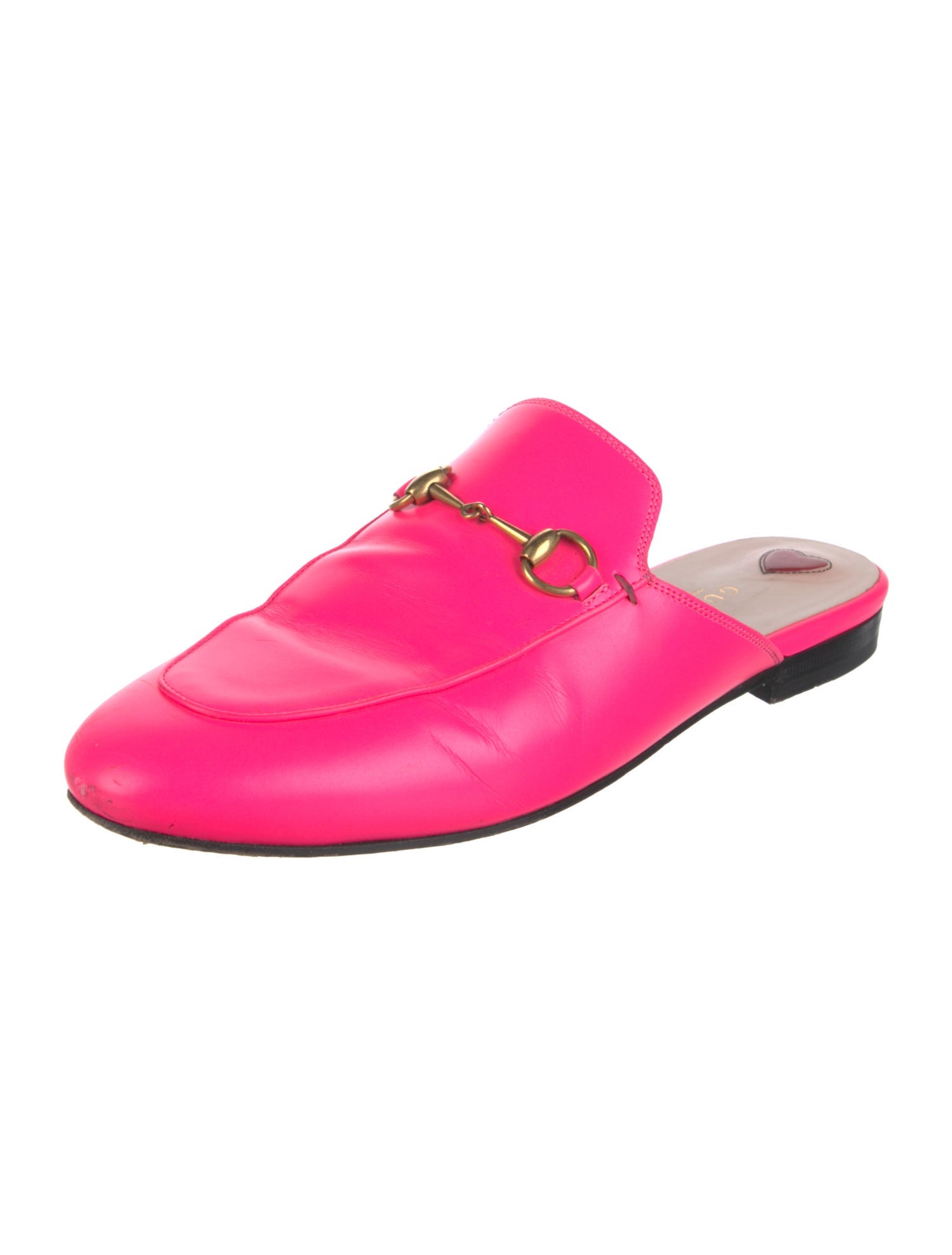 Gucci Horsebit Accent Leather Mules