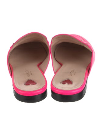 Gucci Horsebit Accent Leather Mules