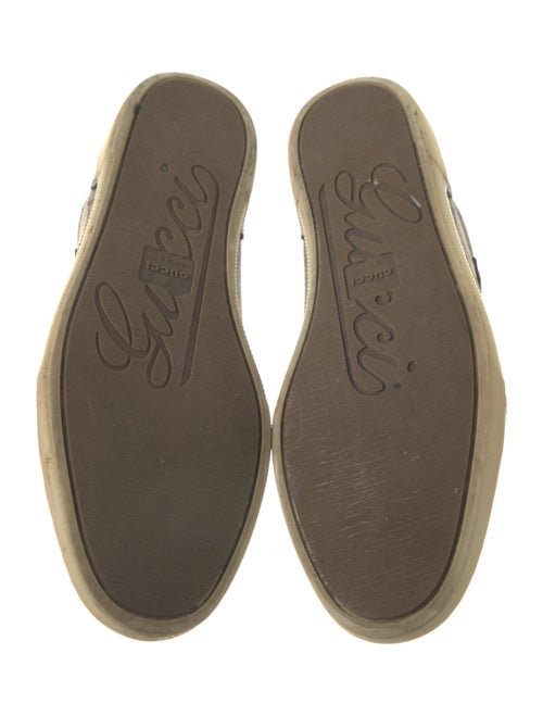 Gucci Leather Printed Sneakers