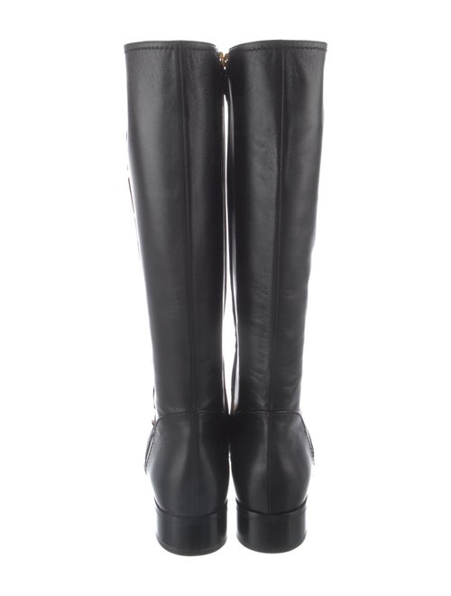 Gucci 1955 Horsebit Accent Leather Riding Boots