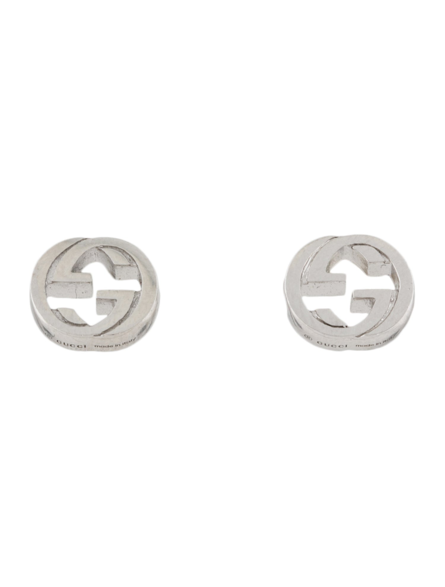 Gucci Interlocking G Stud Earrings