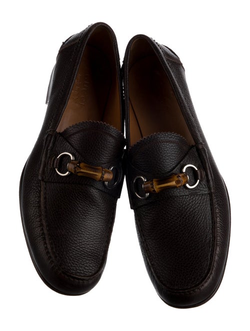 Gucci Horsebit Accent Leather Dress Loafers