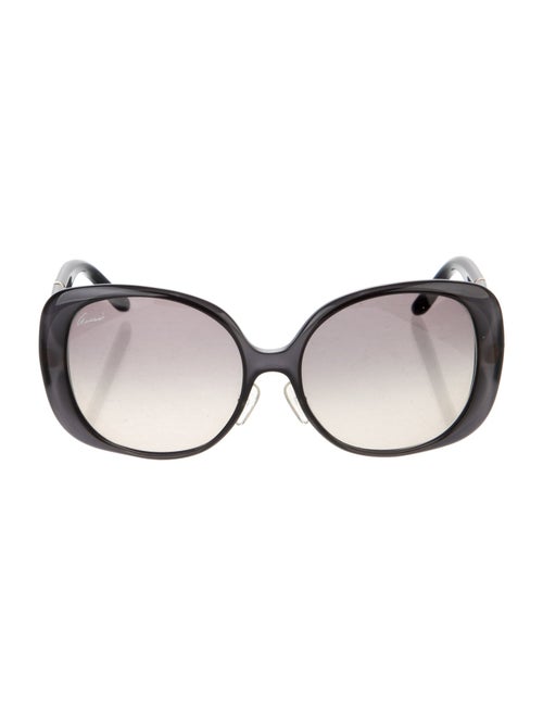Gucci Web Accent Oversize Sunglasses