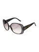 Gucci Web Accent Oversize Sunglasses