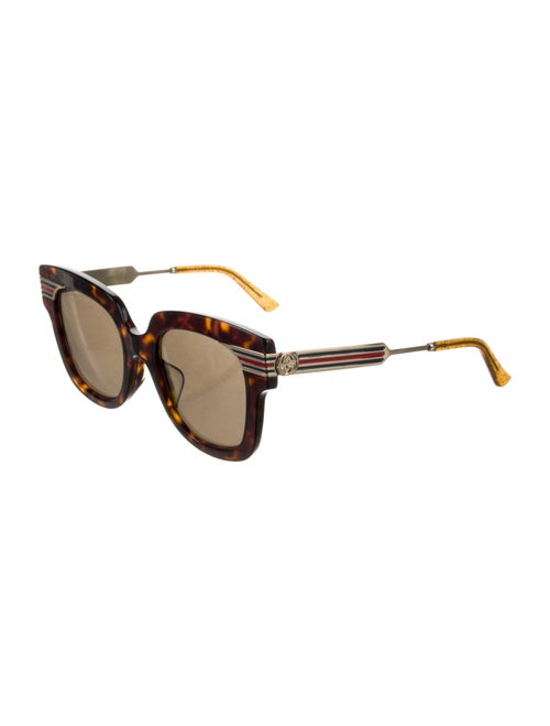 Gucci Interlocking G Logo Oversize Sunglasses