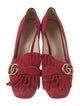 Gucci Double G Logo Suede Pumps