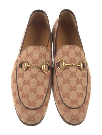 Gucci Canvas Dress Loafers