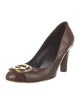 Gucci GG Signature Leather Pumps
