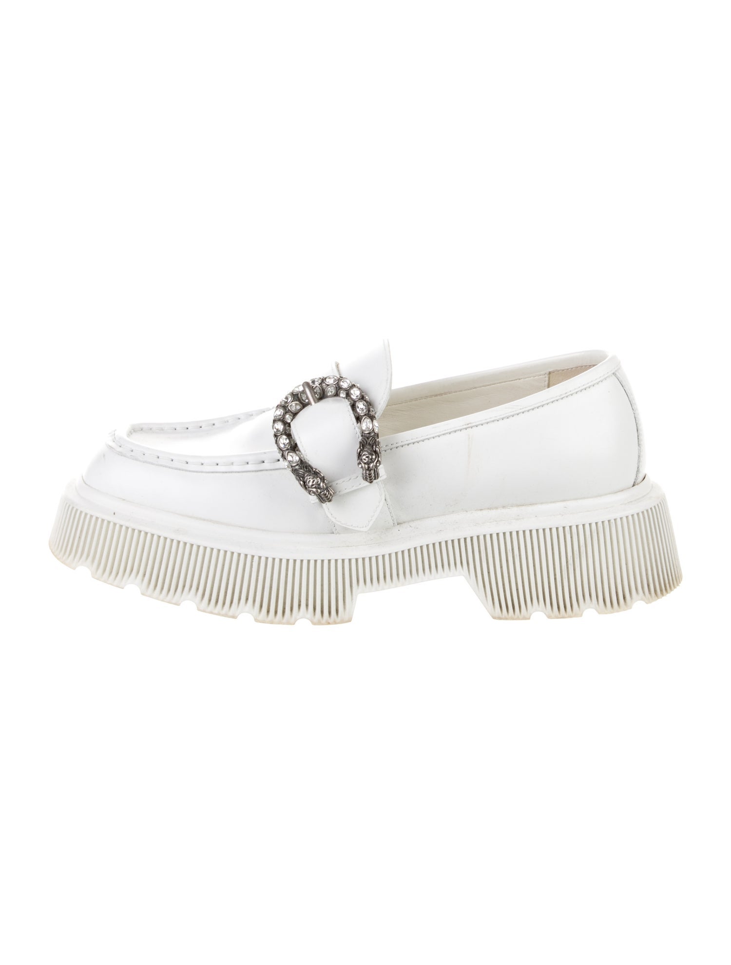 Gucci Dionysus Accent Leather Loafers