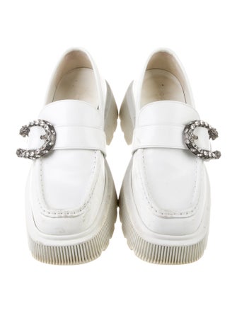Gucci Dionysus Accent Leather Loafers