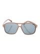 Gucci Interlocking G Logo Square Sunglasses