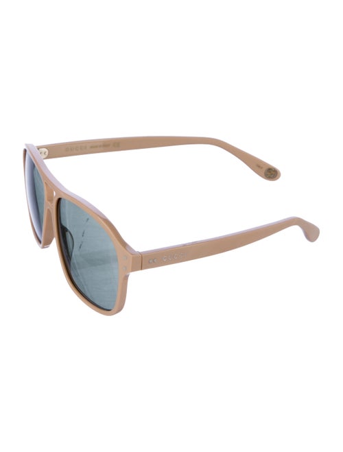 Gucci Interlocking G Logo Square Sunglasses