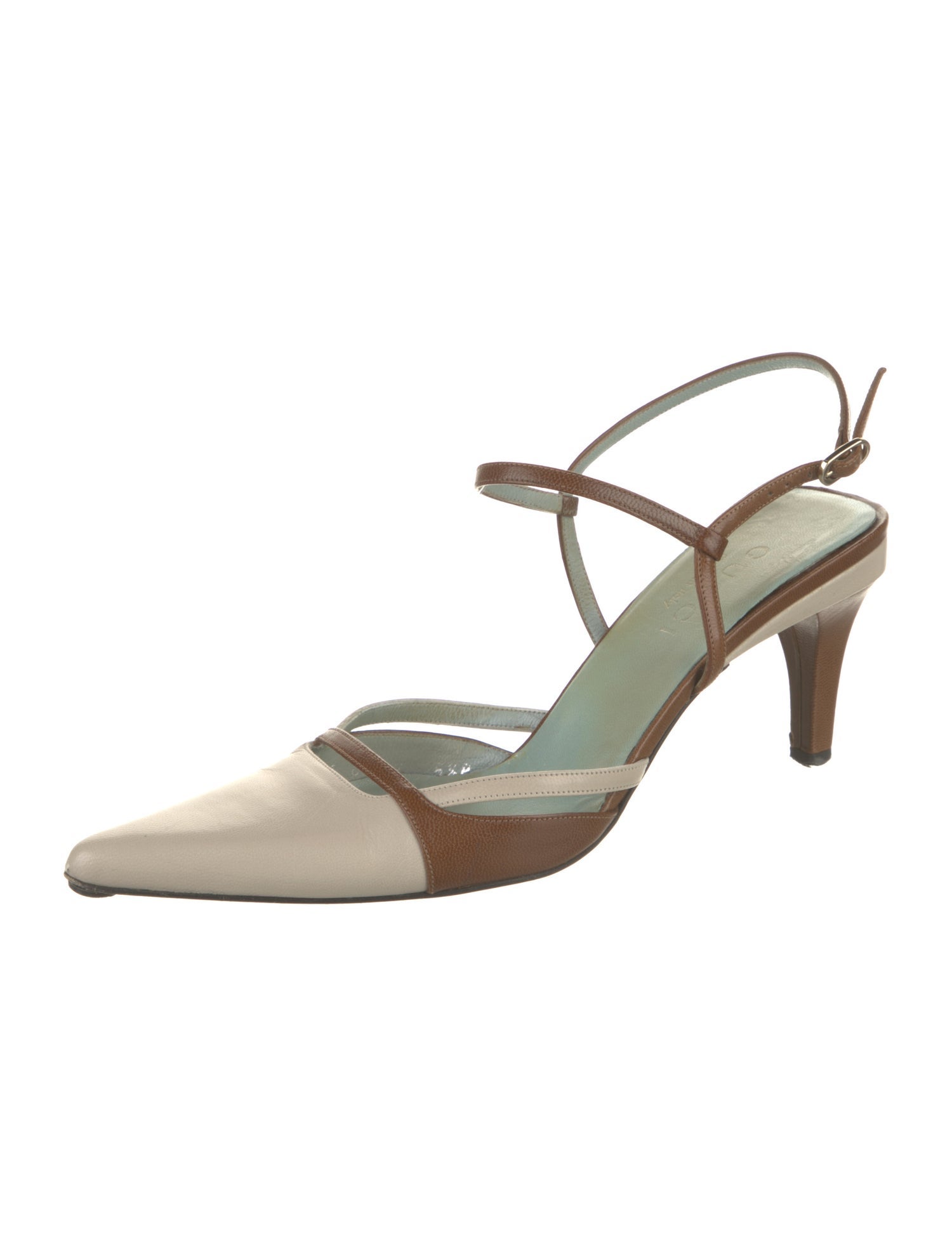 Gucci Leather Slingback Pumps