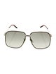 Gucci Web Accent Oversize Sunglasses