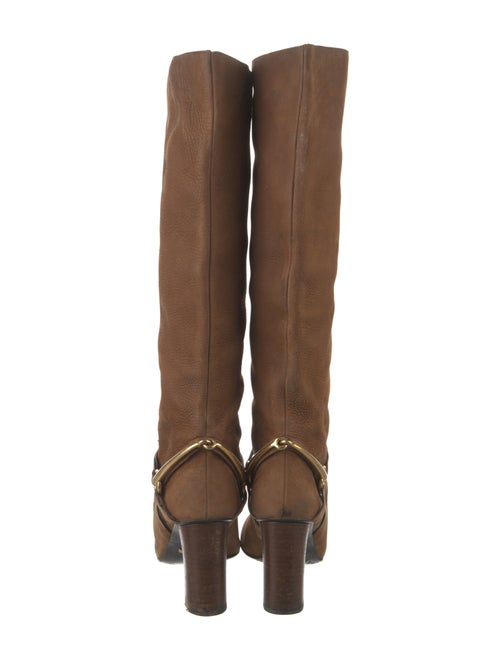 Gucci Leather Riding Boots