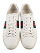 Gucci Web Accent Leather Sneakers
