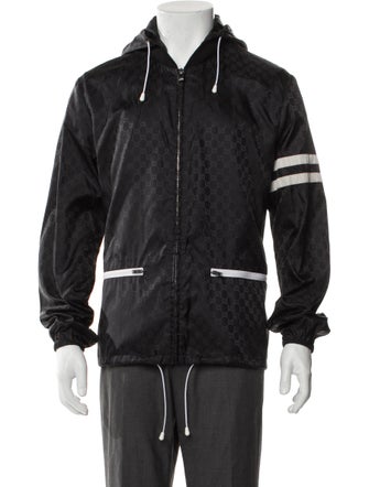 Gucci 2017 Colorblock Pattern Windbreaker