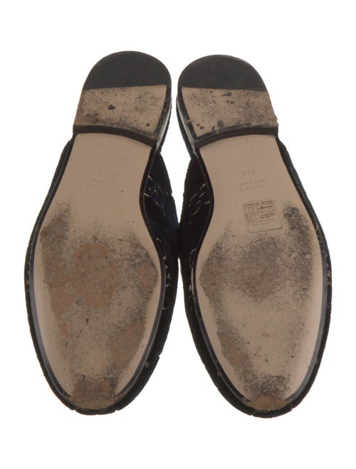 Gucci GG Logo Velvet Mules