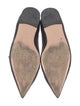 Gucci Leather Bow Accents Ballet Flats