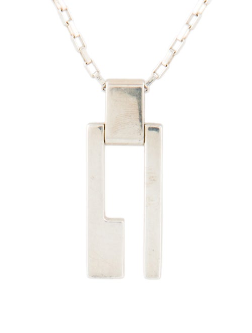 Gucci Open Bar Pendant Necklace