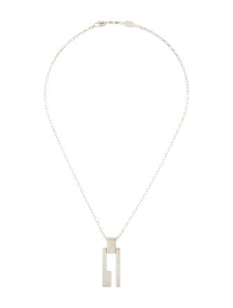 Gucci Open Bar Pendant Necklace