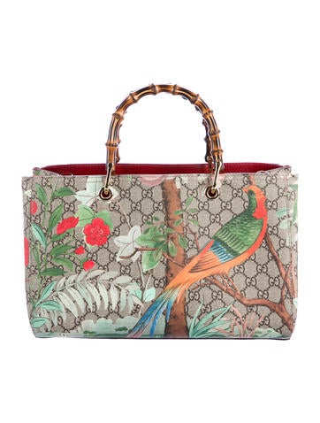 gucci tian bamboo shopper gucci tian bamboo shopper