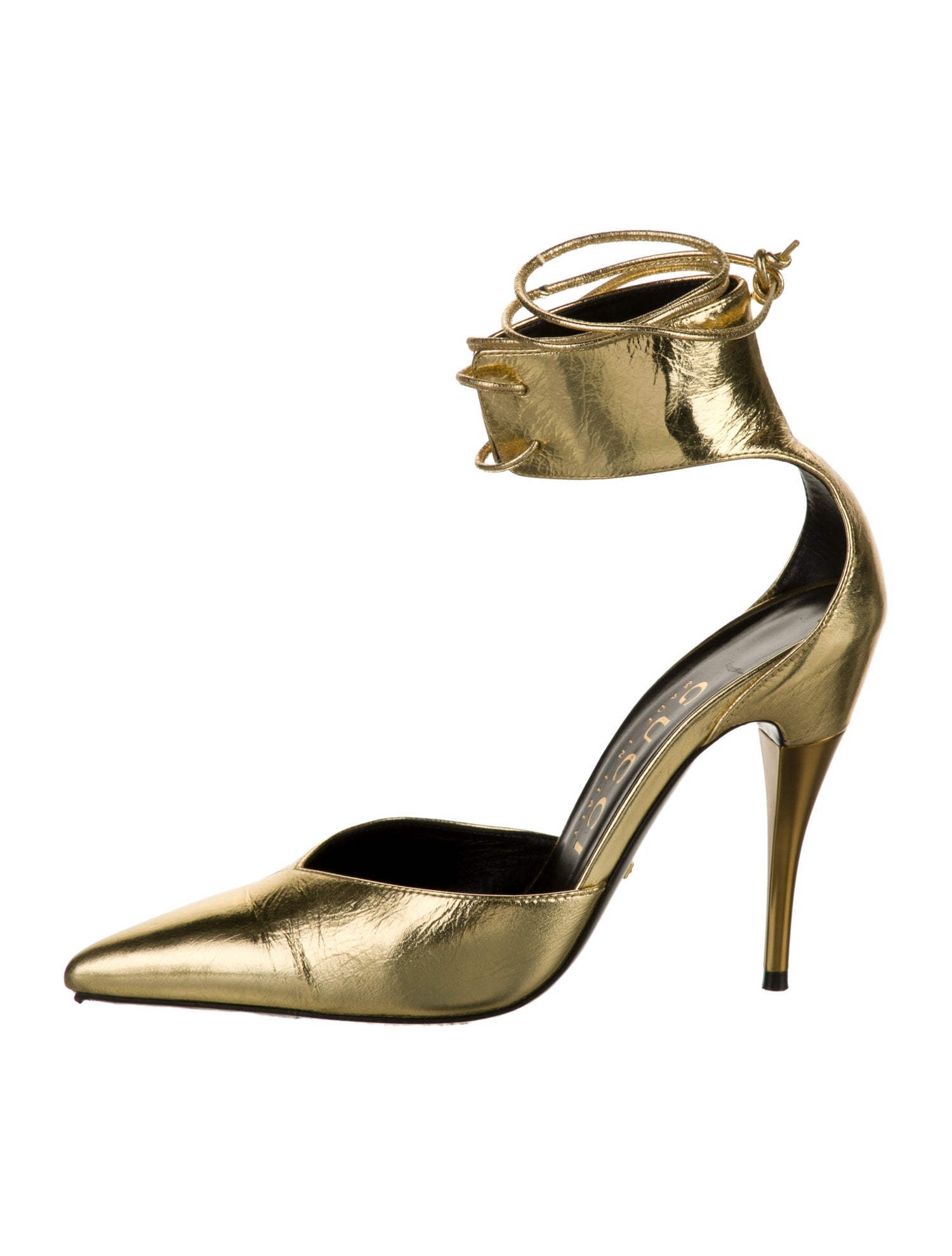 Gucci Leather D'Orsay Pumps