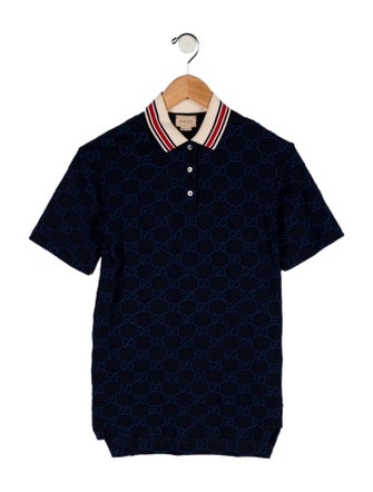 Gucci Girls' Embroidered Short Sleeve Dress