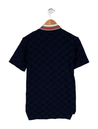 Gucci Girls' Embroidered Short Sleeve Dress