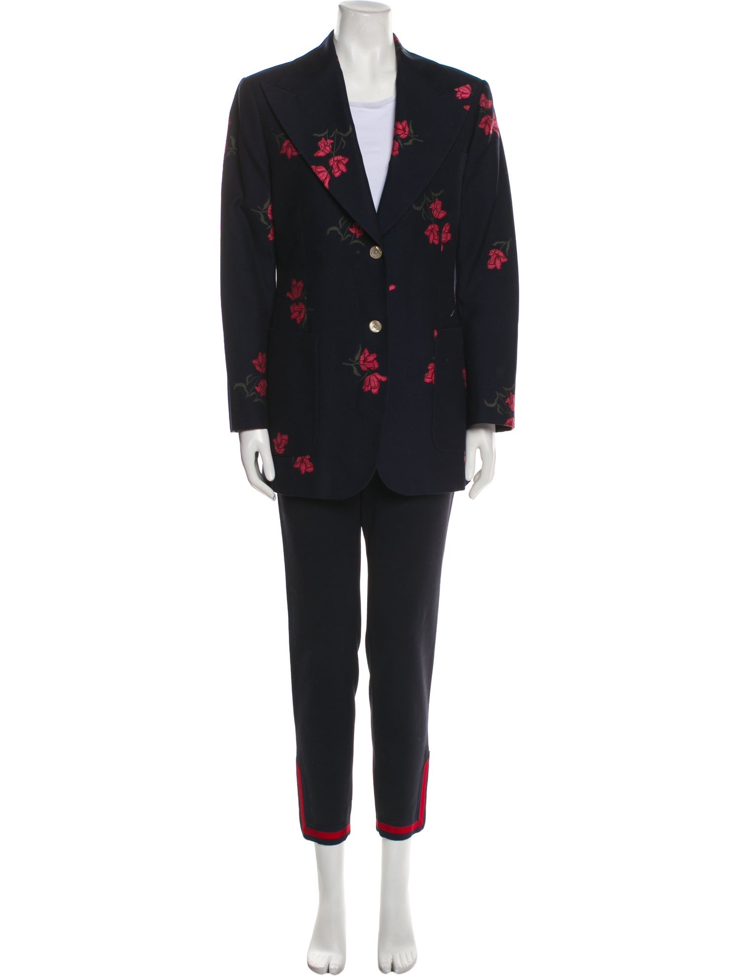 Gucci 2017 Floral Print Pantsuit