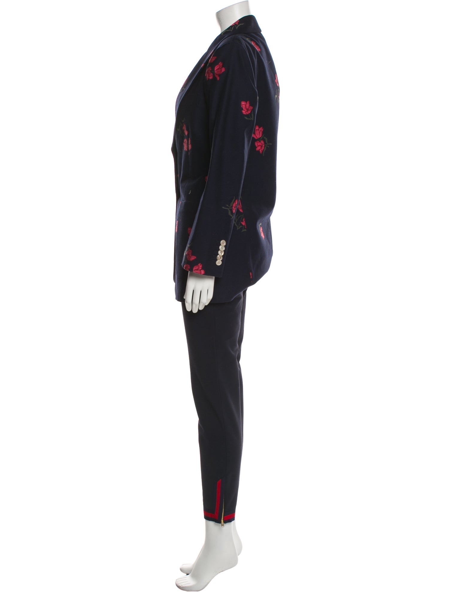 Gucci 2017 Floral Print Pantsuit