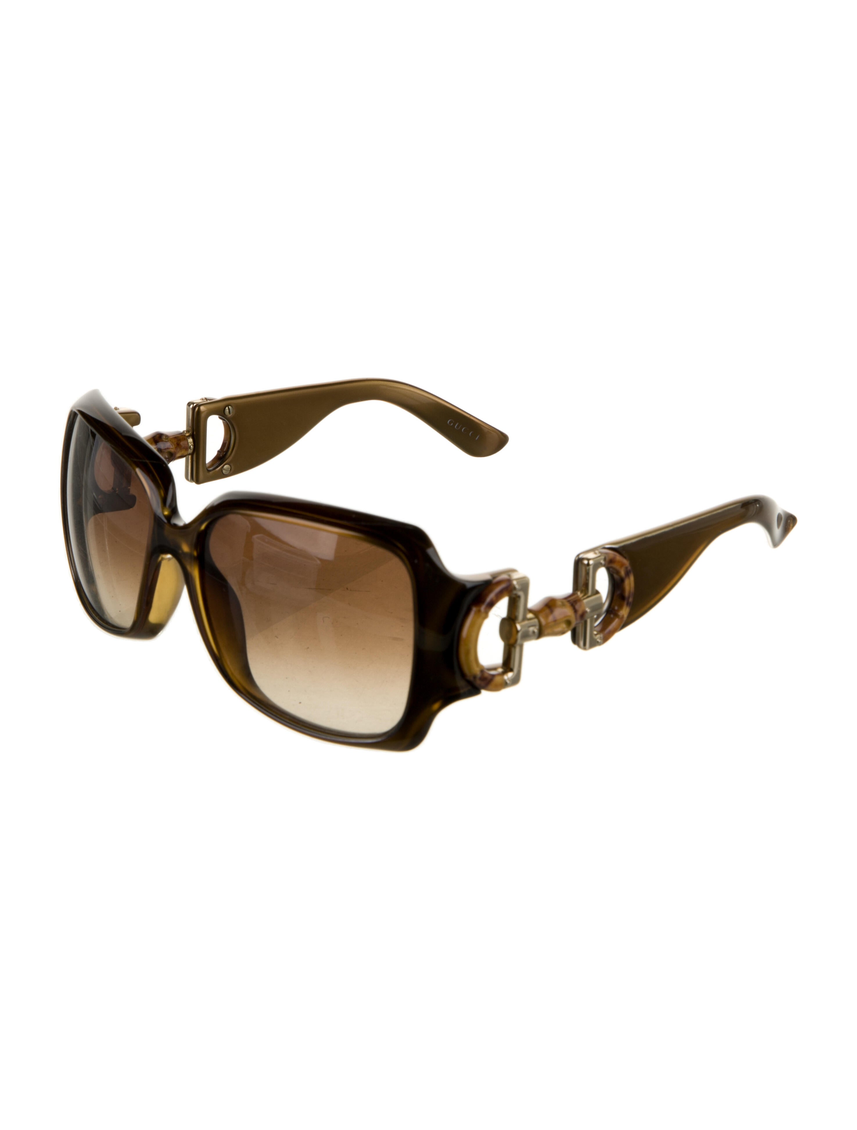 Gucci Horsebit Accent Oversize Sunglasses