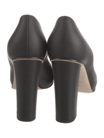 Gucci Horsebit Accent Leather Pumps