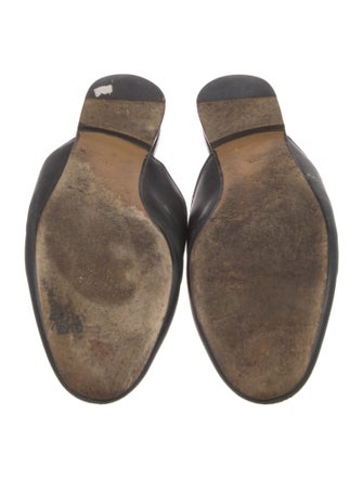 Gucci 1955 Horsebit Accent Leather Mules