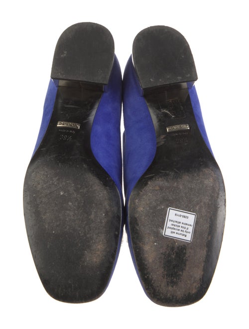 Gucci Interlocking G Logo Suede Loafers