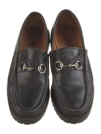 Gucci 1955 Horsebit Accent Leather Loafers