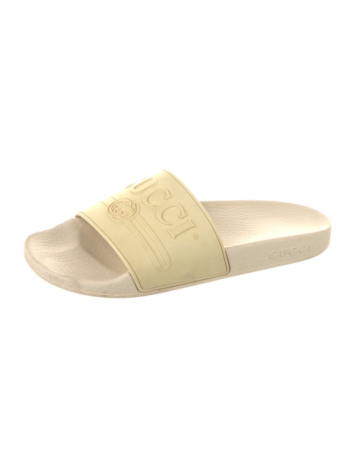 Gucci Interlocking G Logo Rubber Slides