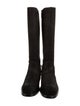 Gucci Horsebit Accent Suede Riding Boots