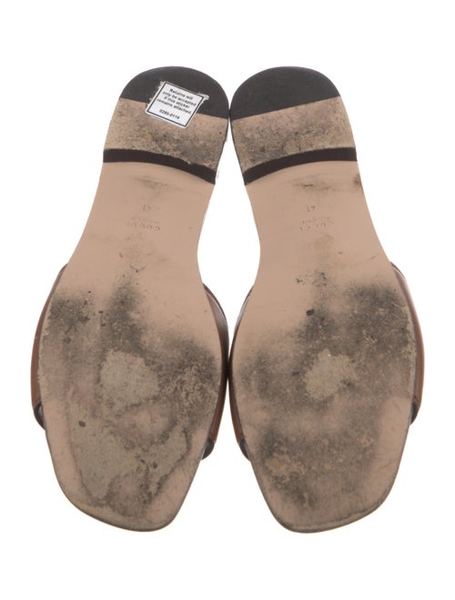 Gucci Interlocking G Logo Leather Slides