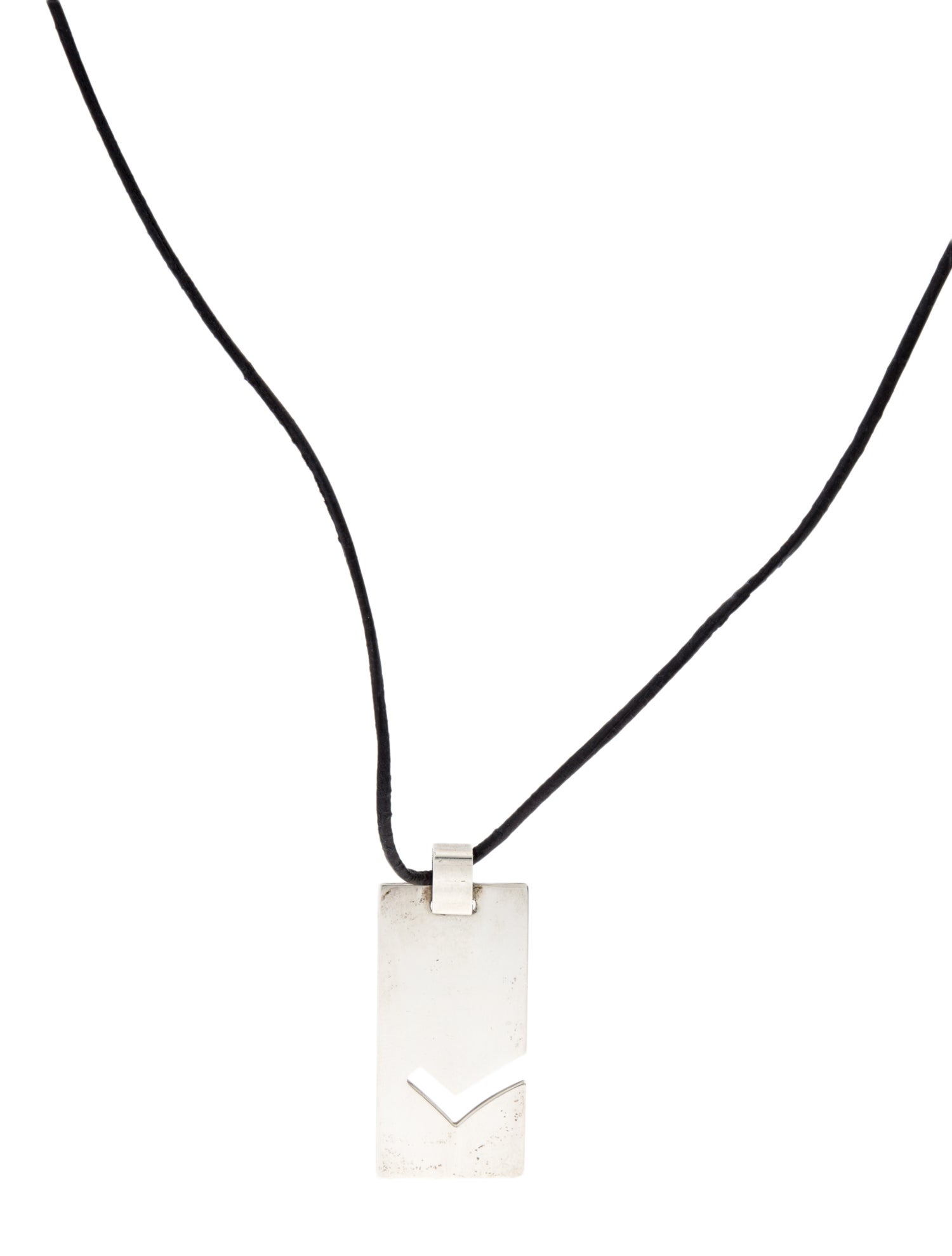 Gucci Zodiac 'Aries' Tag Pendant Necklace
