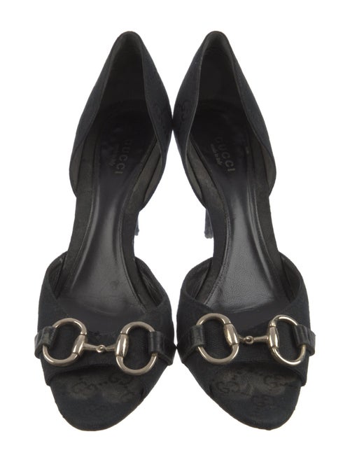 Gucci GG Canvas Canvas D'Orsay Pumps
