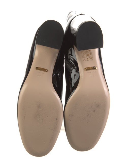 Gucci Bee Accent Patent Leather Boots