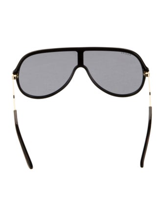 Gucci Web Accent Shield Sunglasses