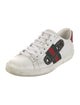 Gucci Leather Animal Print Sneakers
