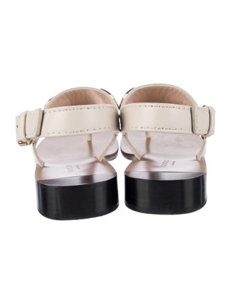 Gucci Leather Slingback Sandals